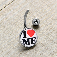 Load image into Gallery viewer, I Love Me Belly Ring by Onyx O