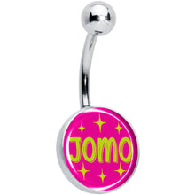 将图片加载到图库查看器,Pink JOMO Belly Ring by Onyx O