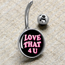 将图片加载到图库查看器,Love That 4 You Belly Ring by Onyx O