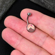 将图片加载到图库查看器,Mountain Sunrise Belly Ring by Onyx O