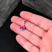 Load image into Gallery viewer, Funky Floral Mushroom Belly Ring by Onyx O