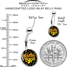 将图片加载到图库查看器,Nacho Type Belly Ring by Onyx O