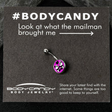 Load image into Gallery viewer, Panda Love Belly Ring by Onyx O