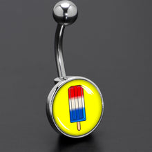 将图片加载到图库查看器,Popsicle Treat Belly Ring by Onyx O