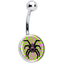 将图片加载到图库查看器,Psychedelic Spider Belly Ring by Onyx O
