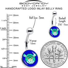 Load image into Gallery viewer, Pufferfish Belly Ring by Onyx O