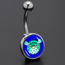 Load image into Gallery viewer, Pufferfish Belly Ring by Onyx O