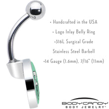 将图片加载到图库查看器,RIZZ Belly Ring by Onyx O