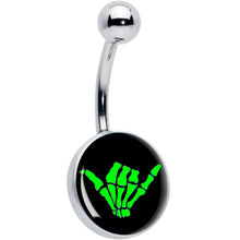将图片加载到图库查看器,Shaka Hand Belly Ring by Onyx O
