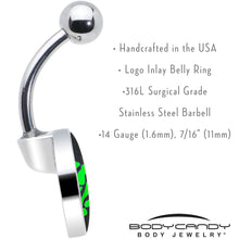 将图片加载到图库查看器,Shaka Hand Belly Ring by Onyx O
