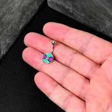 将图片加载到图库查看器,Retro Pixel Skull Belly Ring by Onyx O