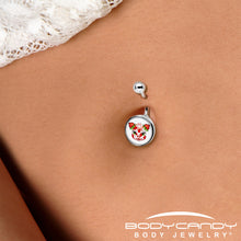 Load image into Gallery viewer, Stawberry Cow Belly Ring by Onyx O