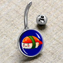 Load image into Gallery viewer, Sushi Belly Ring by Onyx O
