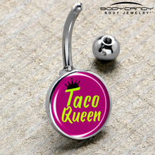 将图片加载到图库查看器,Taco Queen Belly Ring by Onyx O