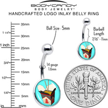 Load image into Gallery viewer, Chinese Take Out Belly Ring by Onyx O