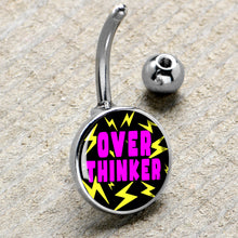 Load image into Gallery viewer, Over Thinker Impact Belly Ring by Onyx O