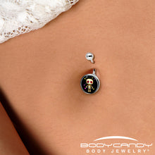 将图片加载到图库查看器,Voodoo Doll Belly Ring by Onyx O