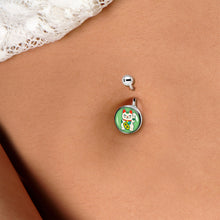 Load image into Gallery viewer, Waving Cat Belly Ring by Onyx O