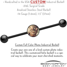将图片加载到图库查看器,Custom Photo Industrial Barbell
