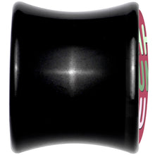 Load image into Gallery viewer, Bah Humbug Holiday Grouch Acrylic Saddle Plug Set by Onyx O