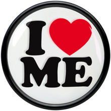 Load image into Gallery viewer, Black Acrylic I Love Me Double Flare Plug Set by Onyx O