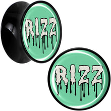 Load image into Gallery viewer, RIZZ Black Acrylic Saddle Plug Set by Onyx O