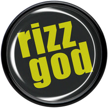 Load image into Gallery viewer, RIZZ GOD Black Acrylic Saddle Plug Set by Onyx O