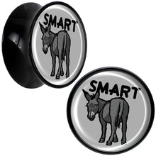将图片加载到图库查看器,Donkey Smart Ass Black Acrylic Saddle Plug Set by Onyx O