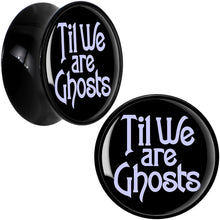 Load image into Gallery viewer, Til We are Ghosts Black Acrylic Saddle Plug Set by Onyx O