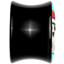 Load image into Gallery viewer, Holiday Christmas Spirit Ghost Black Acrylic Saddle Plug Set by Onyx O