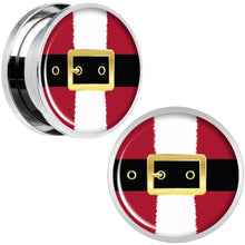 Load image into Gallery viewer, Christmas Santa Suit Screw Fit Plug Set Sizes 5mm to 20mm