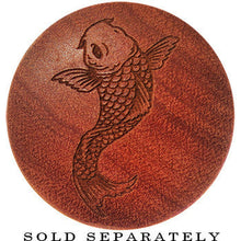 将图片加载到图库查看器,Organic Sawo Wood Koi Fish Saddle Plug