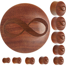 将图片加载到图库查看器,Organic Sawo Wood Infinity Saddle Plug