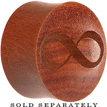 将图片加载到图库查看器,Organic Sawo Wood Infinity Saddle Plug