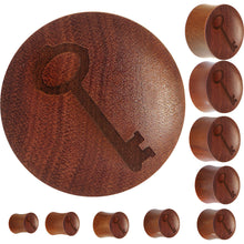 将图片加载到图库查看器,Organic Sawo Wood Antique Key Saddle Plug