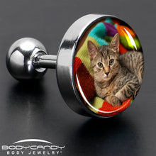 Load image into Gallery viewer, Custom Full Color Photo Tragus Cartilage Earring
