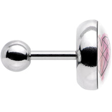 Load image into Gallery viewer, 16G 1/4 Watercolor Geometric Heart Tragus Cartilage Earring