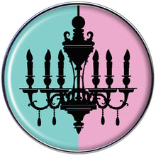 Load image into Gallery viewer, 16G 1/4 Blue Pink Split Chandelier Tragus Cartilage Earring