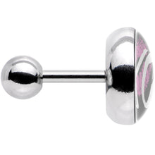 Load image into Gallery viewer, 16G 1/4 Pink Lips XO Kiss Tragus Cartilage Earring