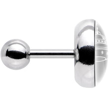 Load image into Gallery viewer, Black and White UFO Tragus Cartilage Earring