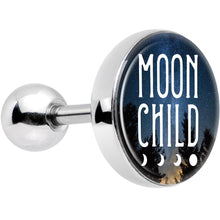 Load image into Gallery viewer, 16G 1/4 Moon Child Tragus Cartilage Earring