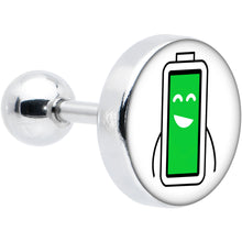 Load image into Gallery viewer, 16G 1/4 Battery Full Cartilage Tragus Earring by Onyx O