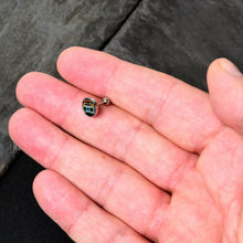Load image into Gallery viewer, 16G 1/4 Retro Boombox Cartilage Tragus Earring by Onyx O