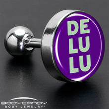 将图片加载到图库查看器,16G 1/4 Word DELULU Tragus Cartilage Earring by Onyx O