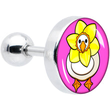 Load image into Gallery viewer, 16G 1/4 Daffodil Duck Cartilage Tragus Earring by Onyx O