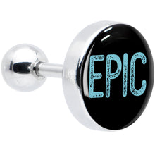Load image into Gallery viewer, 16G 1/4 Epic Blue Cartilage Tragus Earring