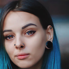 Load image into Gallery viewer, 16G 1/4 Epic Blue Cartilage Tragus Earring