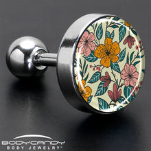 Load image into Gallery viewer, 16G 1/4 Blossom Creation Wildflower Flowers Tragus Cartilage Earring by Onyx O