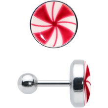 将图片加载到图库查看器,16G Glow in the Dark Holiday Peppermint Candy Tragus Cartilage Earring by Onyx O