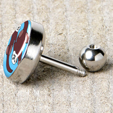 Load image into Gallery viewer, 16G 1/4 Oh My Otters Animal Tragus Cartilage Earring by Onyx O
